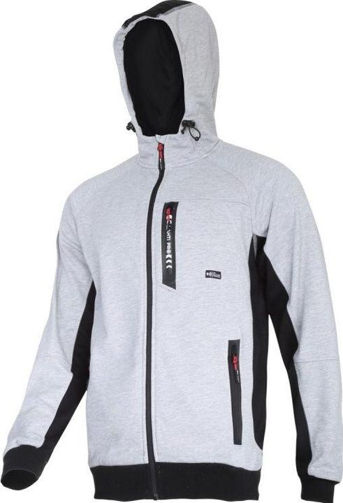 Immagine prodotto Lahti Pro felpa con cappuccio con zip grigio-nero, "3XL" (L4012606) (3XL)