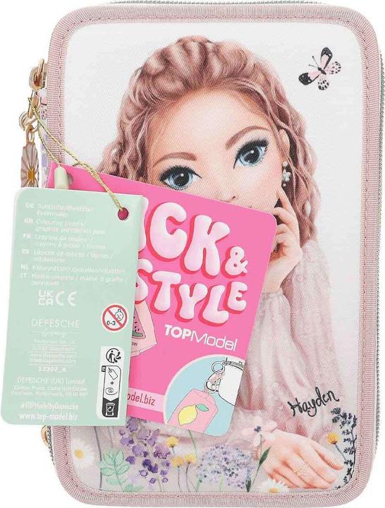 Actual product image Magni DEPESCHE TOPModel Federtasche 3fach SUMMER FEELING gefüllt