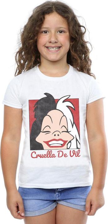 Immagine prodotto Disney Cruella De Vil Cropped Head Maglietta Ragazze (152, 158)