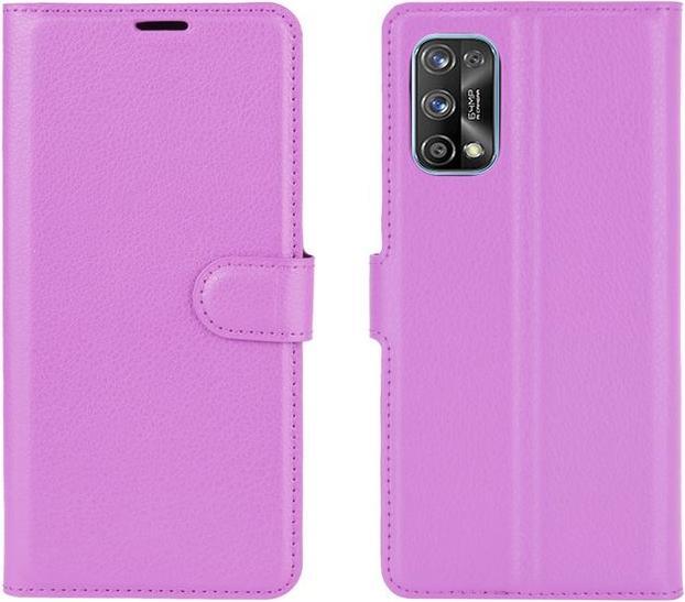 Actual product image MU Classic Litchi Leather Bookcover Series (Realme 7 Pro)