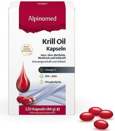 Immagine prodotto Alpinamed Capsule di olio di krill (120 Pezzo/i, Pillole, 140 g)