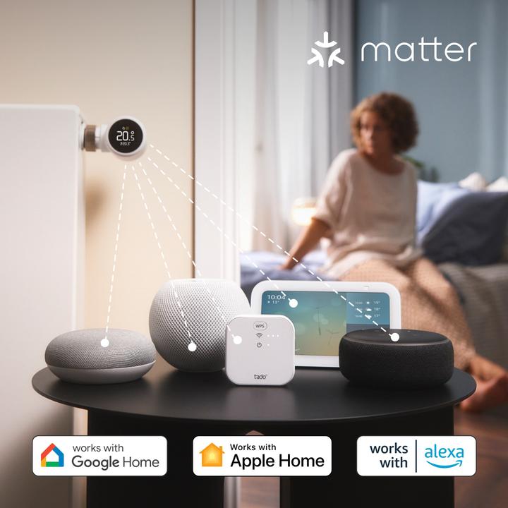 Actual product image tado° Smart Radiator Thermostat X - Quattro Pack