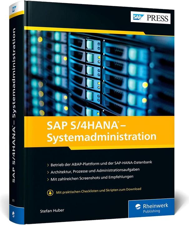 Actual product image SAP S/4HANA – Systemadministration (German, Stefan Huber, 2022)