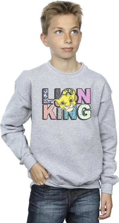 Immagine prodotto Disney The Lion King Pattern Logo Felpa Ragazzi (128)