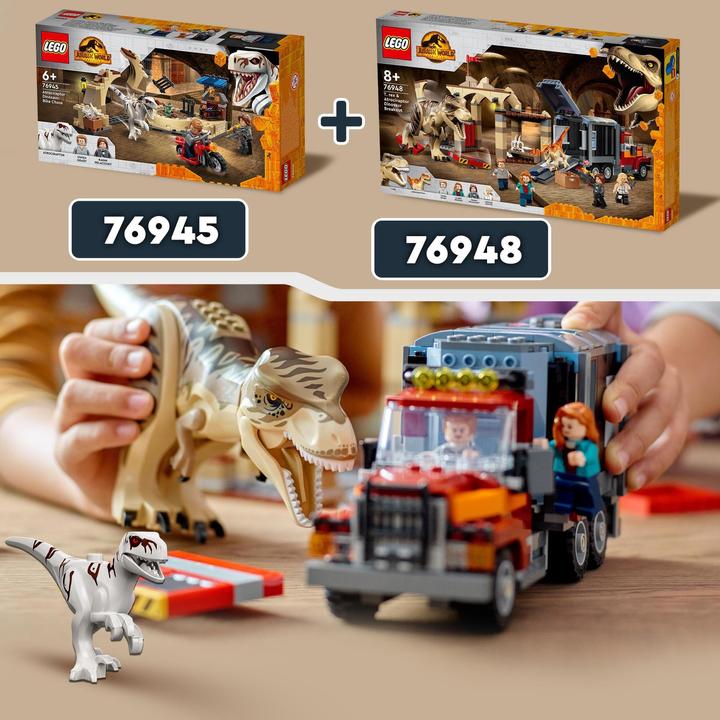 Actual product image LEGO T. Rex & Atrociraptor: Dinosaur Outbreak (76948, LEGO Jurassic World)
