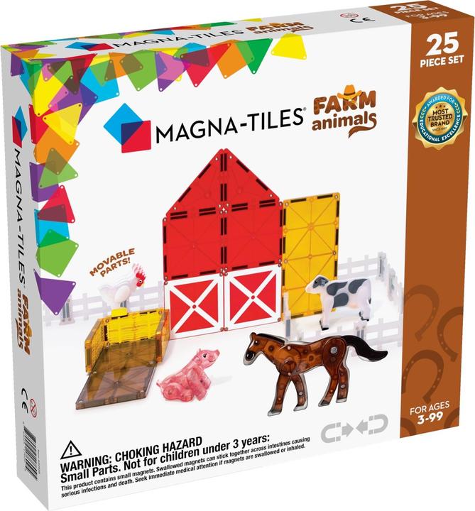 Magna-Tiles Farm Animals Set (25 pieces)