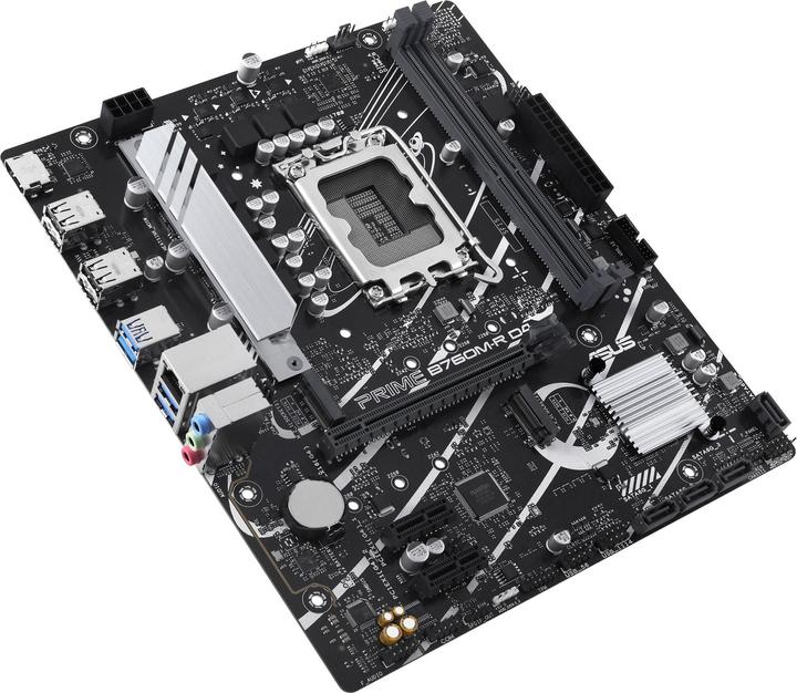 Image du produit ASUS MB PRO B760M-R D4 (LGA 1700, Intel B760, mATX)