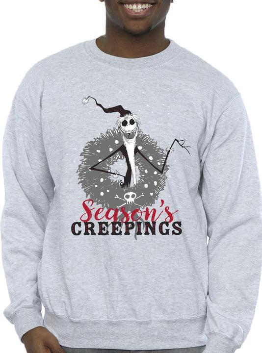 Produktbild Disney The Nightmare Before Christmas Seasons Creepings Wreath Sweatshirt (3XL)