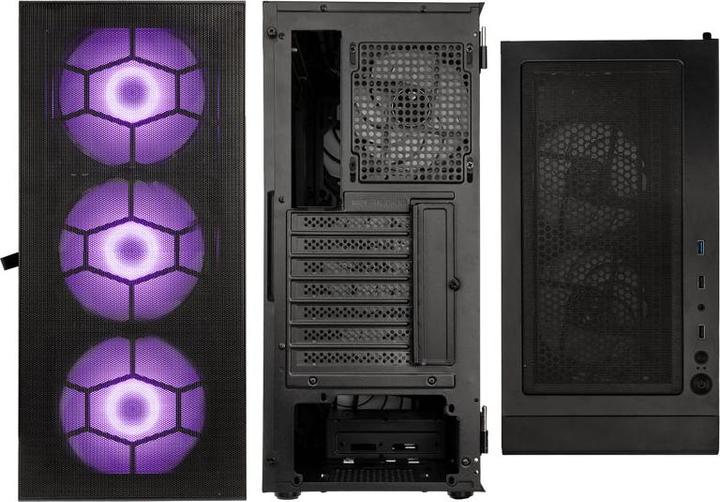 Produktbild Kolink Observatory HF Plus Mesh ARGB Midi Tower Case - Black