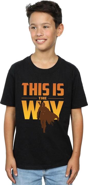 Actual product image Star Wars Boys The Mandalorian This Is The Way T-Shirt (140, 146)