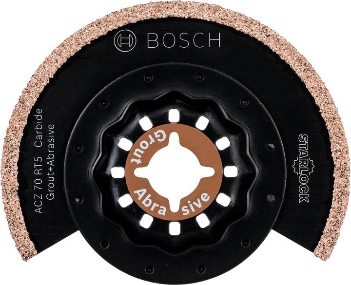 Image du produit Bosch Professional Zubehör Lame de scie segment à coupe étroite Starlock Carbide-RIFF ACZ 70 RT5, 70 mm
