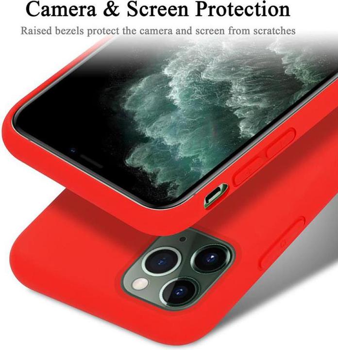 Actual product image Cadorabo TPU Liquid Silicone Case Cover (Apple iPhone 11 Pro Max)