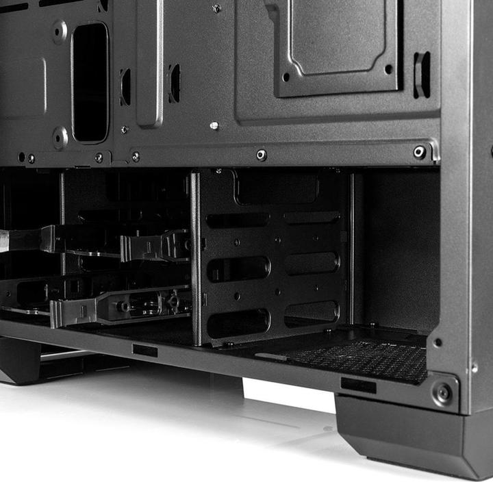 Actual product image Modecom Oberon Pro Midi Tower Black - Midi/Minitower (ATX, mATX, Mini-ITX)