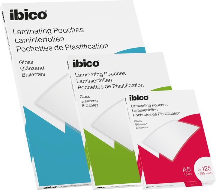 Actual product image Ibico Laminating foil A4, 125 µm 100 pieces (A4, 100 Piece, 125 µm)