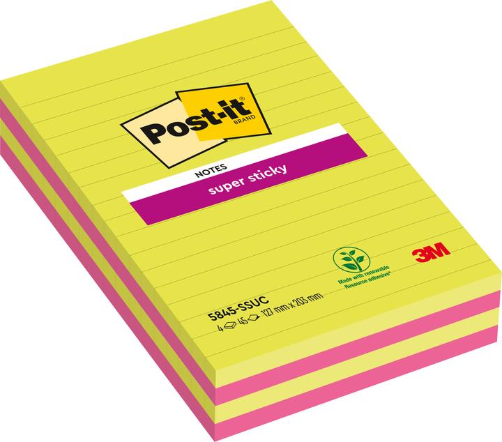 Post-it Super Sticky (13 x 20 cm)