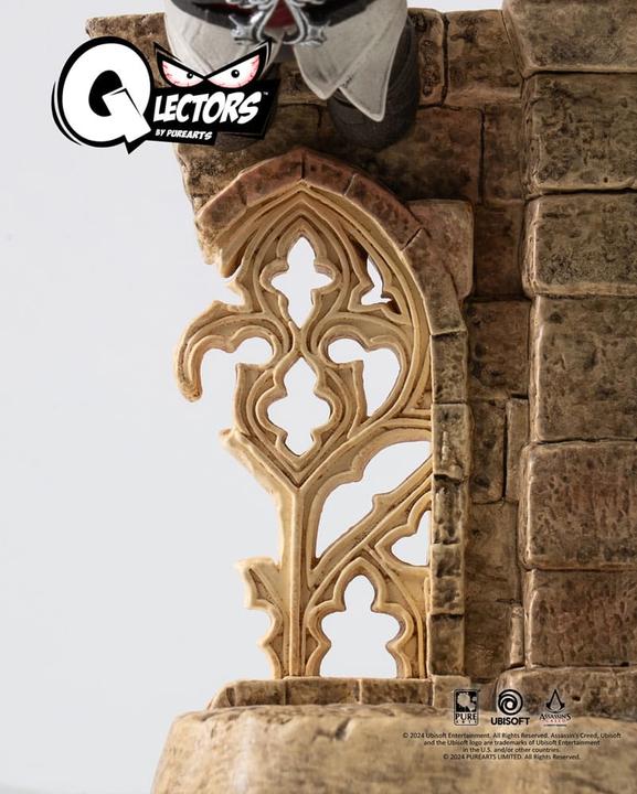 Actual product image Pure Arts Assassin's Creed Qlectors PVC Statue Ezio Leap of Faith 15 cm