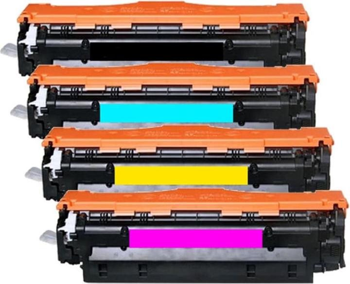 Actual product image Hermex Compatible Canon I-Sensys MF724cdw Toner Cartridges (M, C, Y, FC)