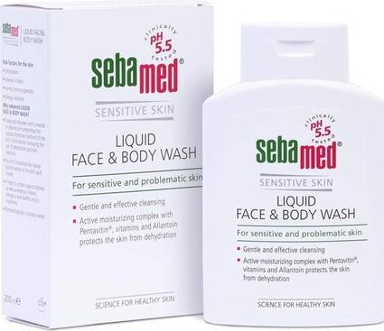 Actual product image Sebamed Sensitive Skin Face & Body Wash (200 ml)