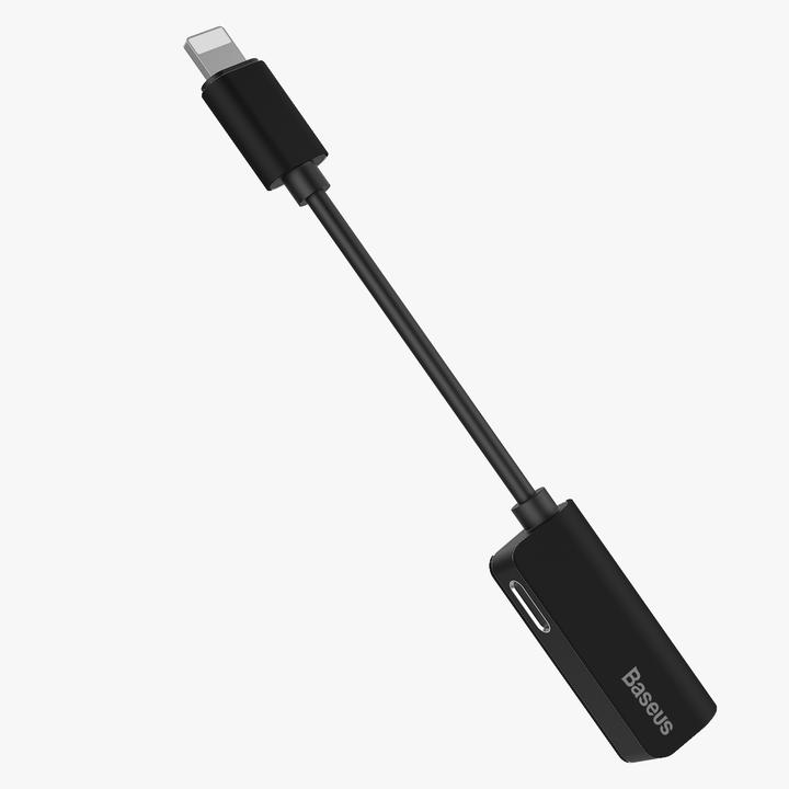 Immagine prodotto Baseus L32 IP maschio a 3.5mm+IP femmina adattatore nero (Jack da 3.5mm, Lightning)