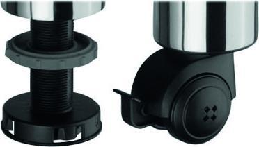 Camar Rollers to table feet ø 60 mm