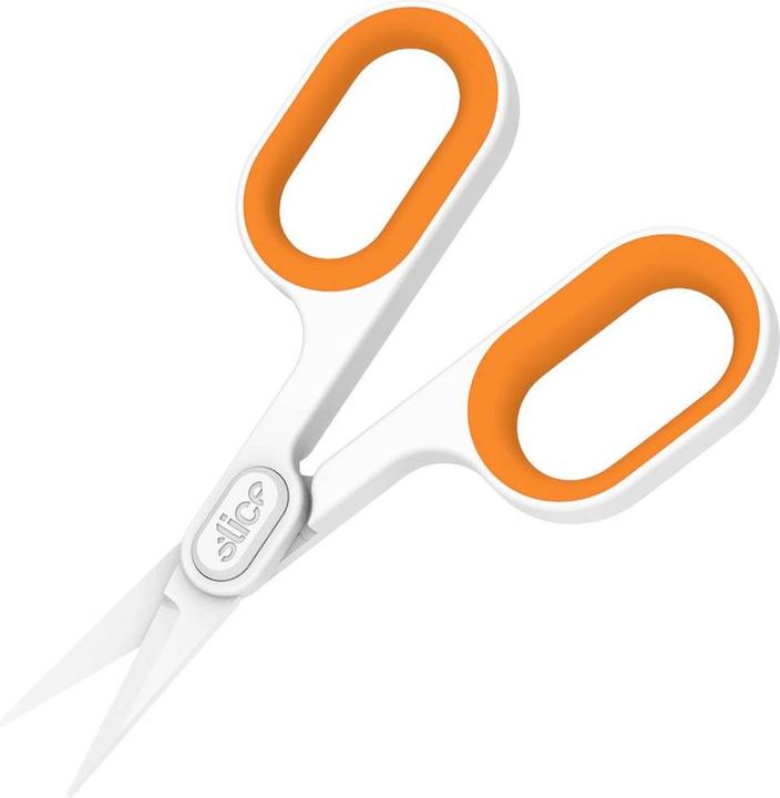 Actual product image Slice 10546 Universal scissors left-handed, right-handed 132 mm orange, white (13.20 cm)