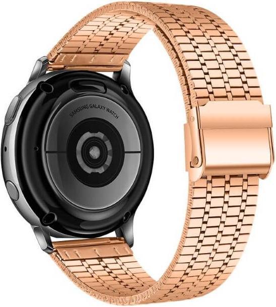 Produktbild MU Style SH Series Bead Metall Ersatz Armband (22 mm, Metalllegierung, 22mm Anstossbreite, Galaxy Watch3 (45mm), Gear S3 Frontier, Gear S3 Classic)