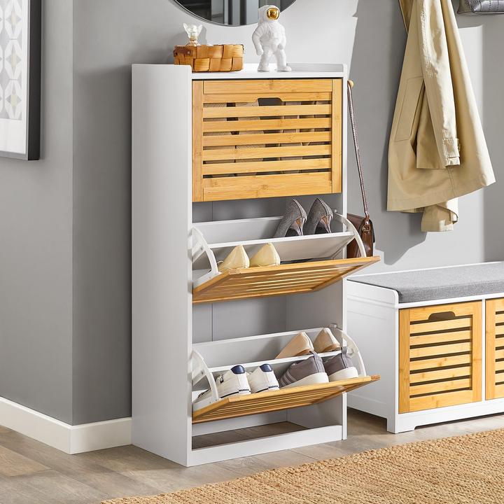 Immagine prodotto SoBuy Ribaltina per scarpe (55 x 112 x 30 cm)