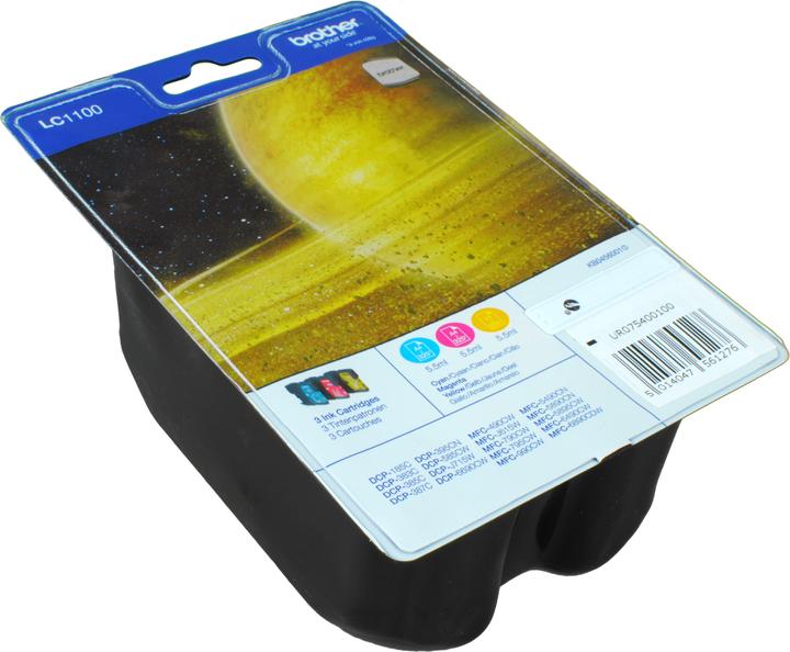 Produktbild Brother LC1100 Rainbow Pack (M, Y, C)