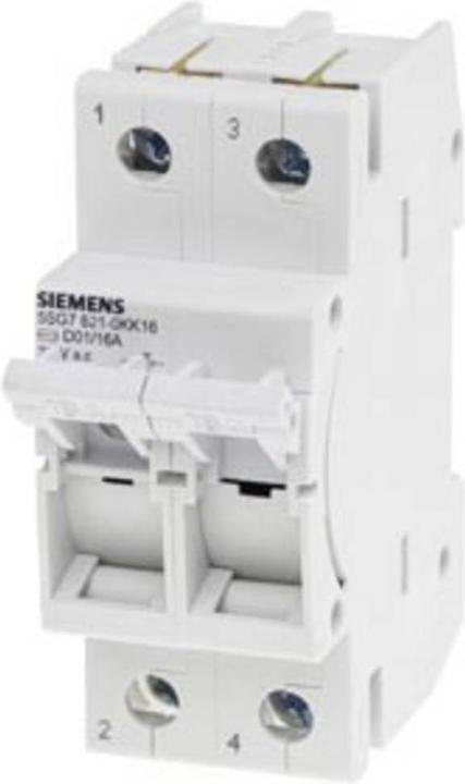 Actual product image Siemens MINIZED fuse switch disconnector D01 A Un AC