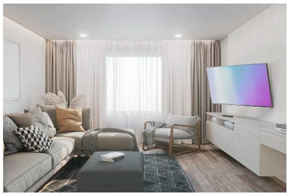 Produktbild Hama TV-Wandhalterung, schwenkbar, neigbar, extra flach, 165 cm (65") bis 30 kg (Wand, 65", 30 kg)