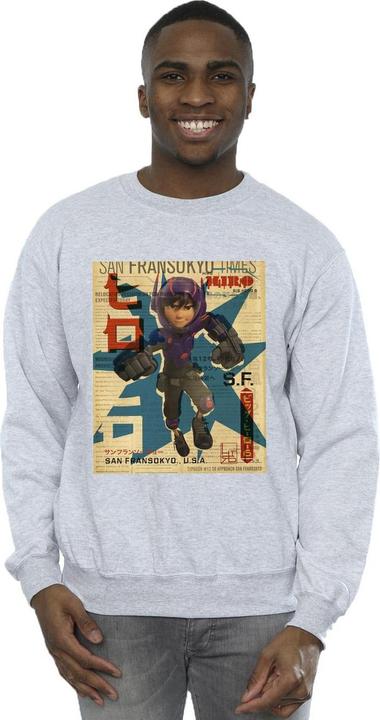 Image du produit Disney - Sweat BIG HERO BAYMAX HIRO NEWSPAPER - Homme (S)