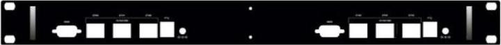 Actual product image Varia Dual Slot Front Panel for 19" DualRack Enclosure (APU1/2/3 Series) (Housing)