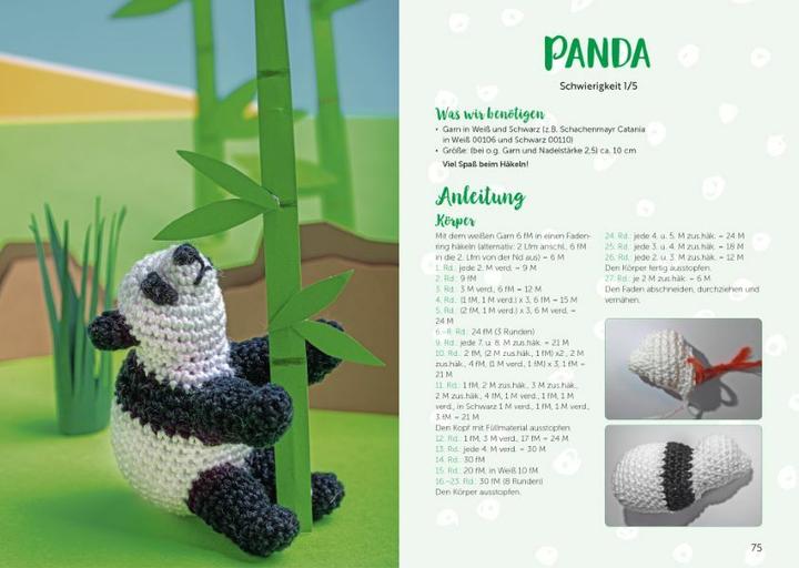 Immagine prodotto Amigurumi Wildtiere häkeln (Tedesco, Sonja Herberhold, 2023)