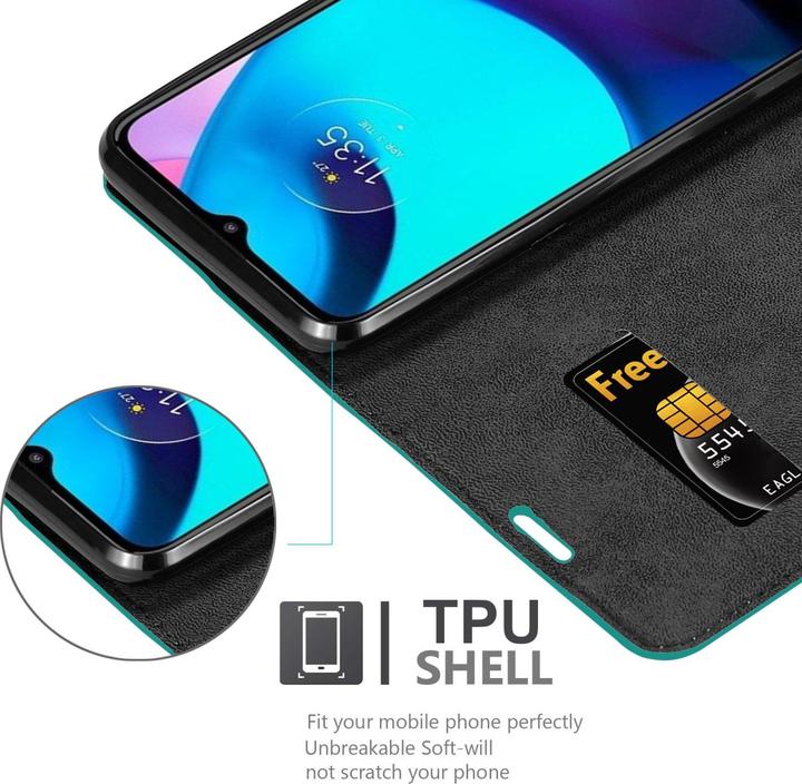 Produktbild Cadorabo Book Invis. Magnet Hülle (Motorola E30, Motorola Moto E20, Motorola Moto E40)