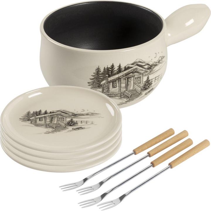 Kuhn Rikon Cheese fondue set Chalet 9 pcs (Cheese fondue)