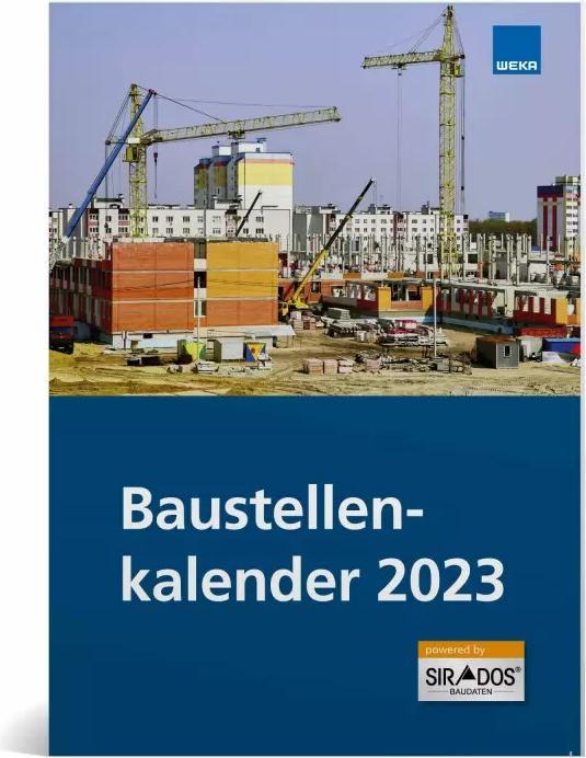 Produktbild Baustellenkalender 2023 (A6, Harter Einband, Deutsch)