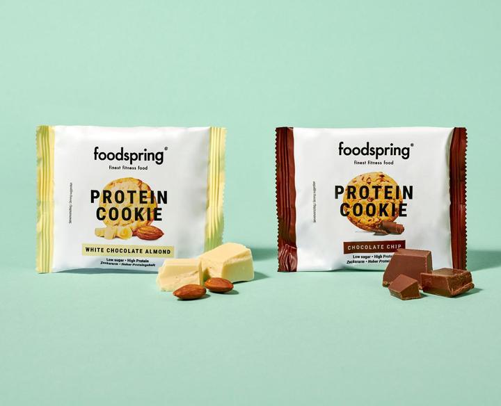 Produktbild Foodspring Protein Cookie (Chocolate chip, 12 Stk., 600 g)