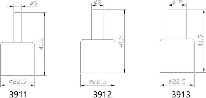 Image du produit Toolcraft ZD-8908HT1 + ZD-8908HT2 + ZD-8908HT3 Buse à air chaud ronde Taille de la pointe (Buse à air chaud)