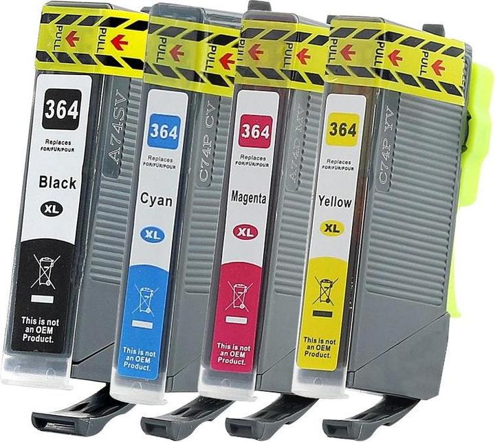 Produktbild Hermex Kompatible Tintenpatrone XL für HP PhotoSmart B8550 (M, Y, BK, C)