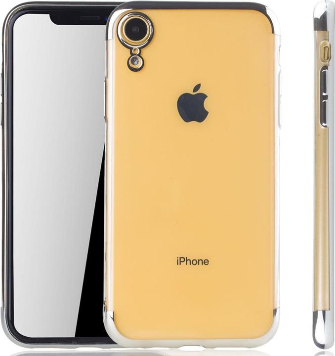 Produktbild König Design Apple iPhone XR Hülle Case Handy Cover Schutz Tasche Schutzhülle Bumper Silber (Apple iPhone XR)