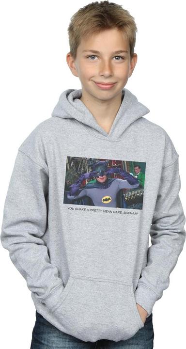 Immagine prodotto Felpa con cappuccio per ragazzi Batman Serie TV Mean Cape (152, 158)