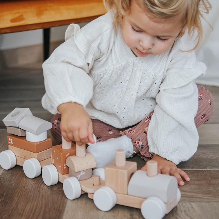 Productafbeelding Label Label Houten trein - Nougat