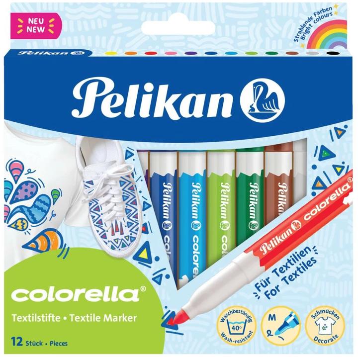 Actual product image Pelikan textile pencil Colorella (Multicoloured, 4 mm, 12 x)