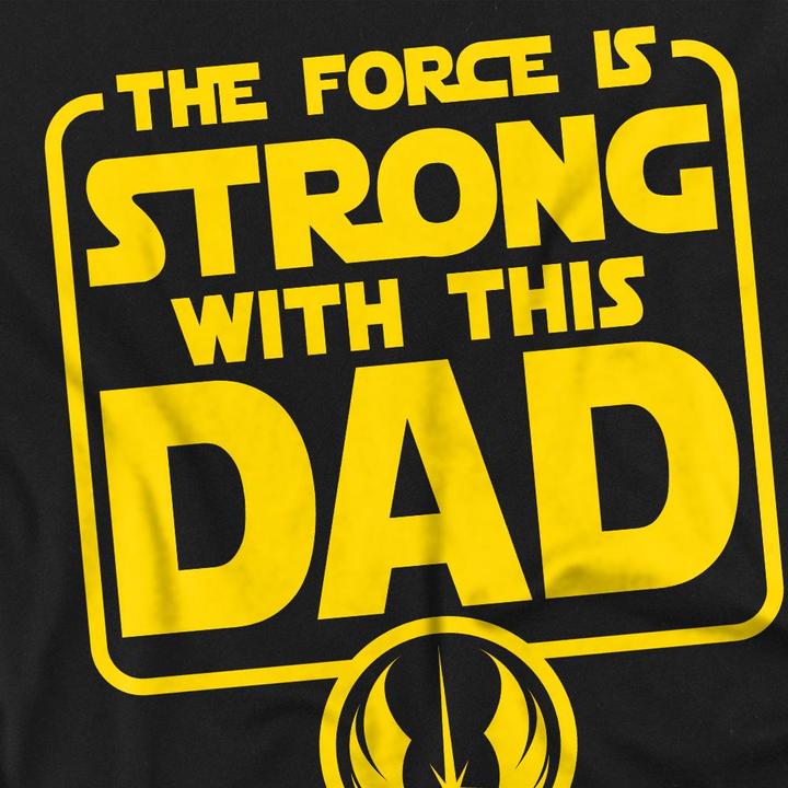 Produktbild Star Wars Force Is Strong Dad TShirt Vatertag (XL)