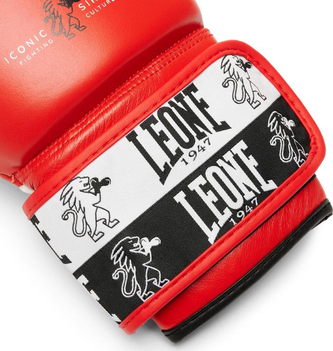 Immagine prodotto Leone Guantoni da boxe Iconic Red GN208 (12 OZ, Taglia unica)