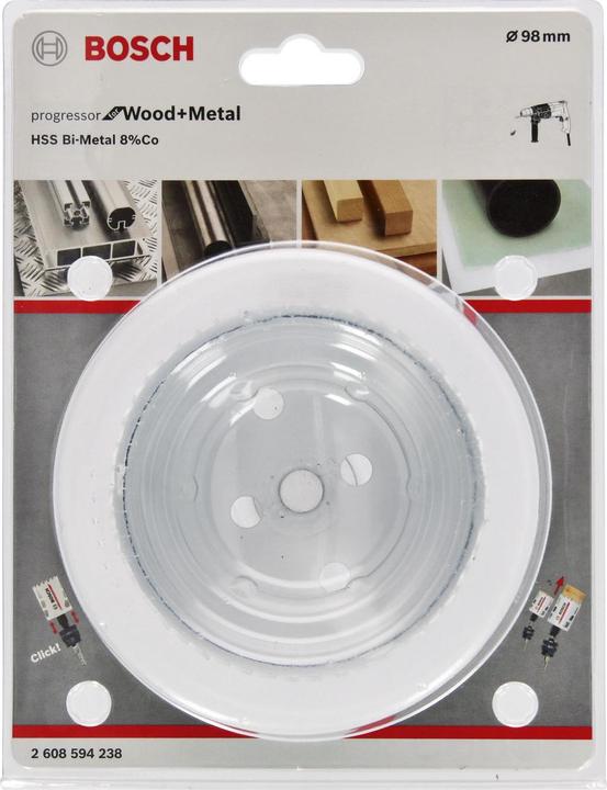 Image du produit Bosch Professional Zubehör 98 Progressor pour le bois et le métal (98 millimètres)