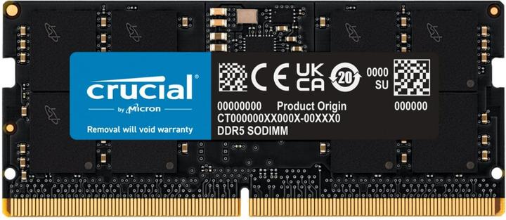 Produktbild Crucial CT16G56C46S5 (1 x 16GB, 5600 MHz, DDR5-RAM, SO-DIMM)