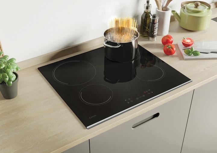 Produktbild Candy CH64XB Schwarzer Einbau-Keramikherd mit 4 Kochstellen