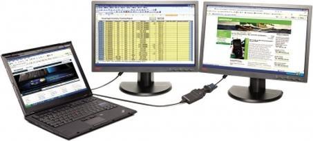 Actual product image Lenovo USB 3.0 zu (DVI, VGA, 8 cm)