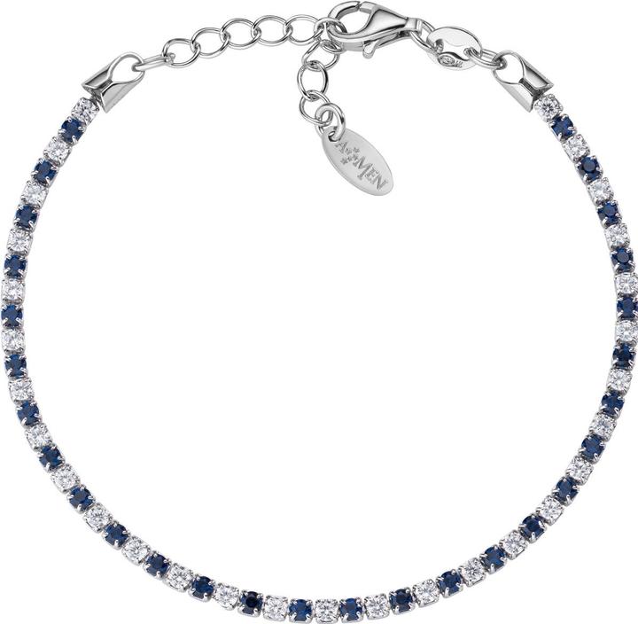 Amen Tennis Armband (19 cm, Silber 925)